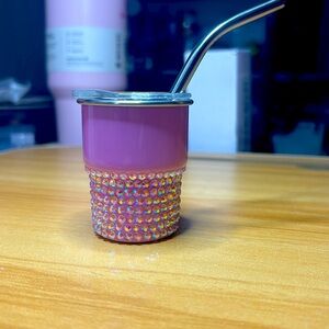 Lavender shot glass sippy cup